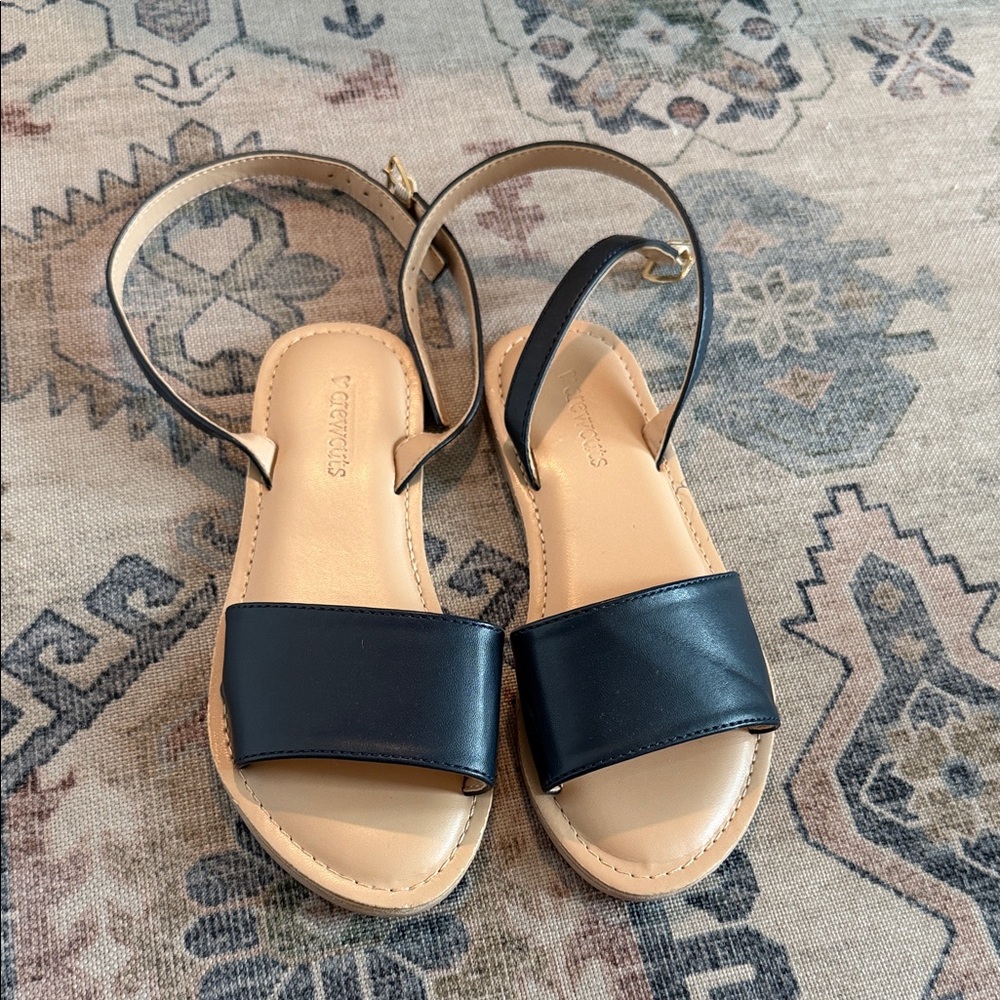J. Crew Black and Tan Kids Dress Shoes